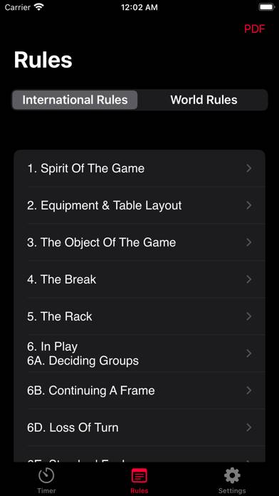 8 Ball Time Clock Capture d'écran de l'application