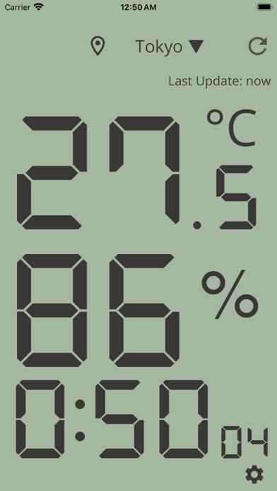The Thermometer -Digital- App skärmdump #1