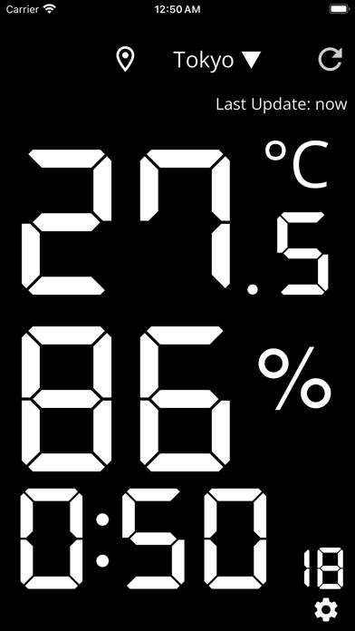 The Thermometer -Digital- Schermata dell'app #2