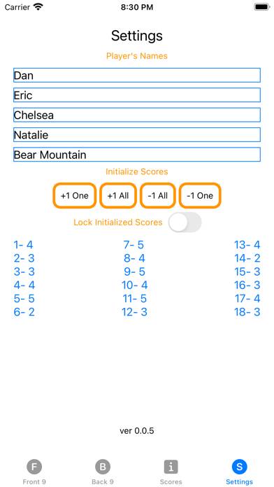 Basic Scorecard 2 App screenshot #4