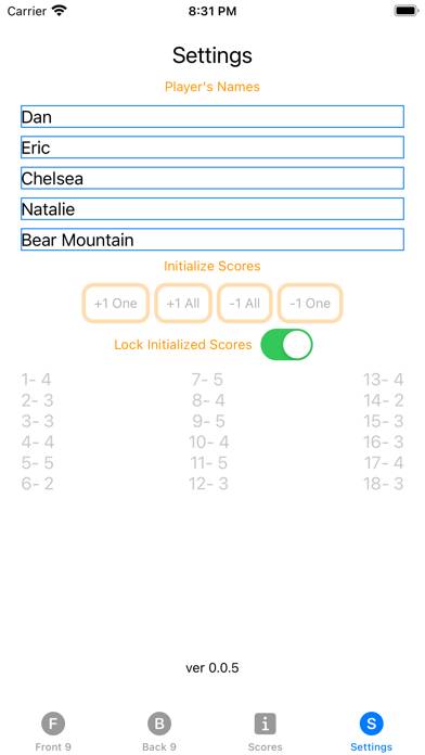 Basic Scorecard 2 App screenshot #5