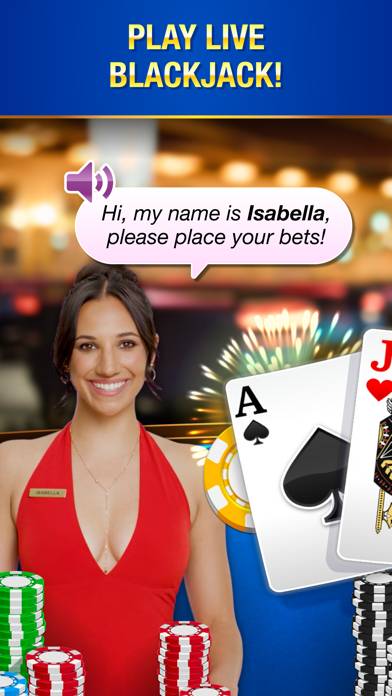 Blackjack Live Casino App screenshot #1
