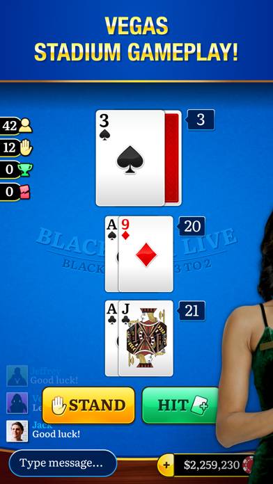 Blackjack Live Casino App screenshot #4