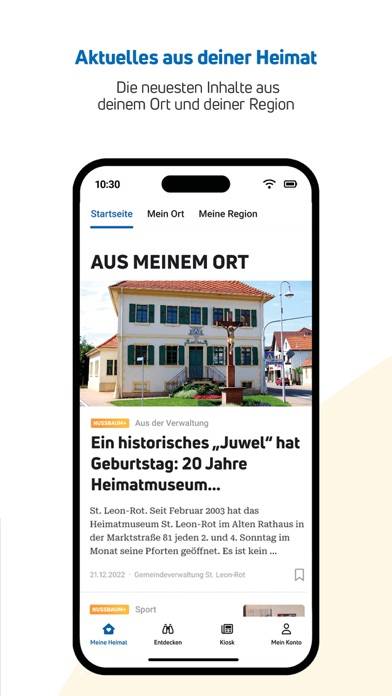 Nussbaum App-Screenshot