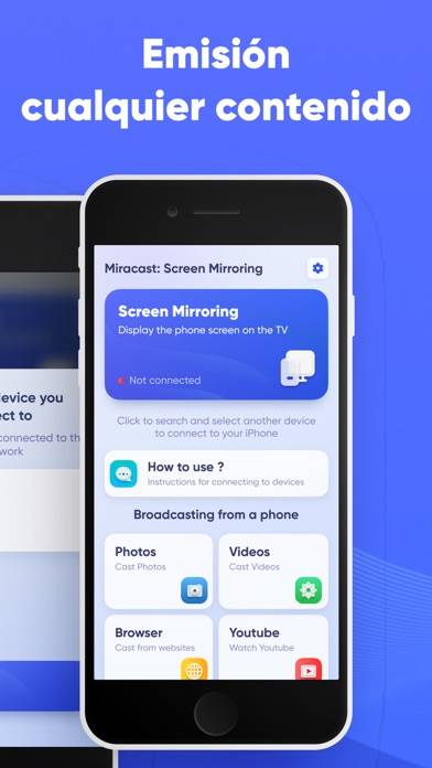 Screen Mirroring・Duplicar TV Captura de pantalla de la aplicación