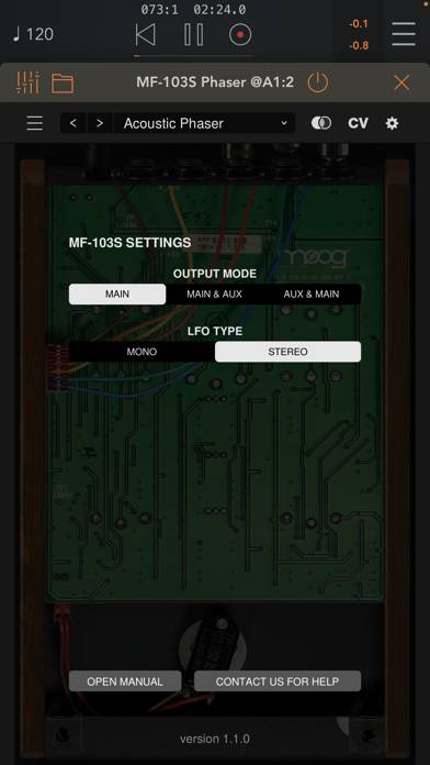 MF-103S 12-Stage Phaser App screenshot #3