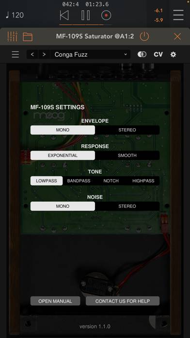 MF-109S Saturator Captura de pantalla de la aplicación #3