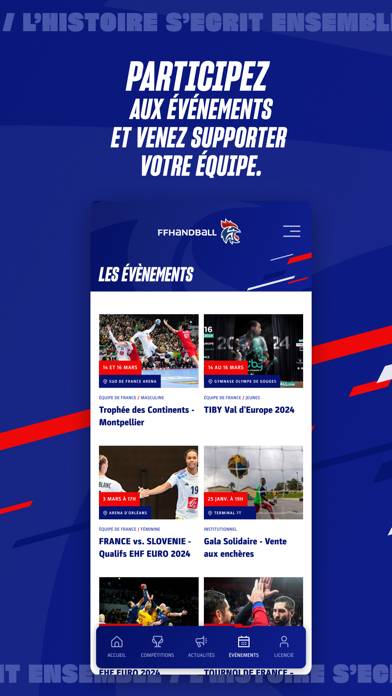 FFHandball Capture d'écran de l'application