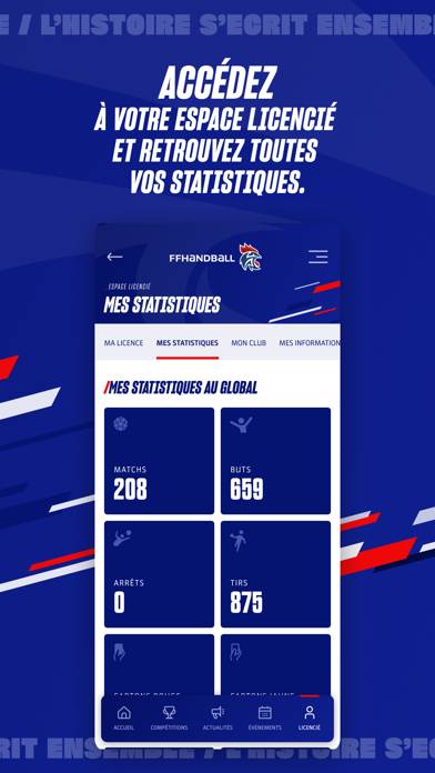 FFHandball Capture d'écran de l'application