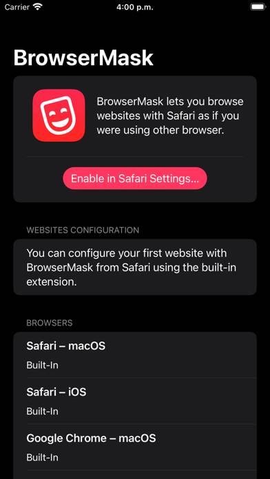 BrowserMask for Safari immagine dello schermo