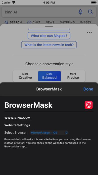 BrowserMask for Safari App screenshot #4