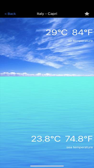 Sea Temperature Capture d'écran de l'application #5
