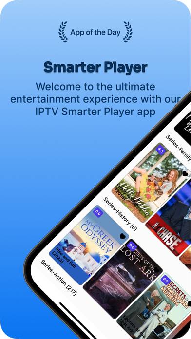 IPTV Smarter Player Schermata dell'app #1