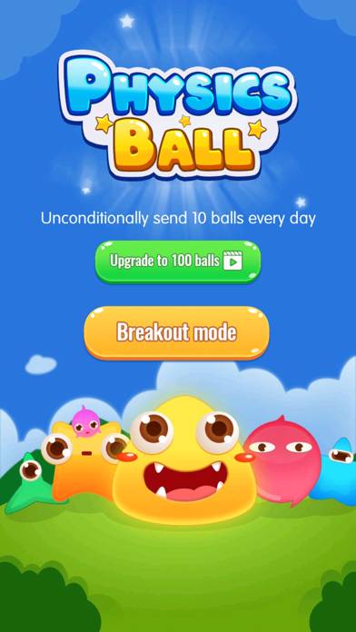 Physics Ball：Brick Breaks App screenshot #1