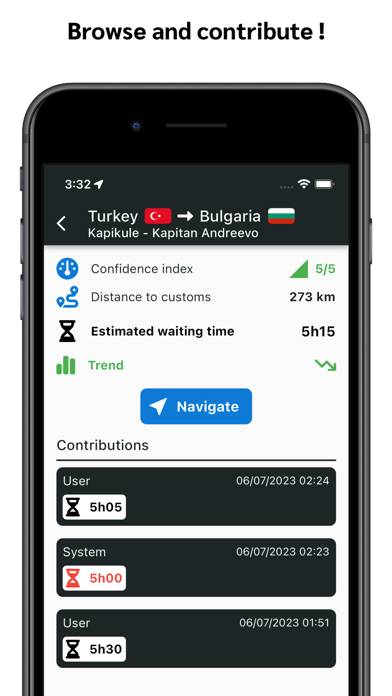 STD Sınır Trafik Durumu App screenshot #5