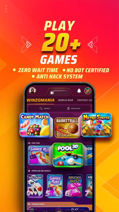 WinZO: Solitaire & 100+ Games screenshot