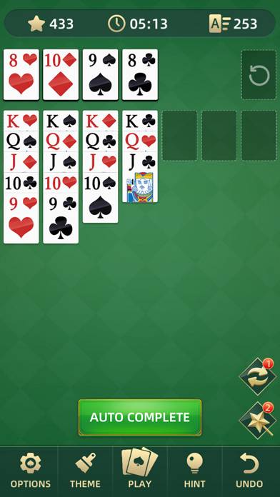 Solitaire Classic Klondike2025 game screenshot