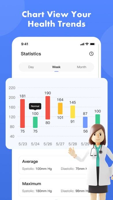 Blood Pressure App-Health Body immagine dello schermo