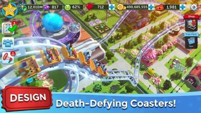 RollerCoaster Tycoon NETFLIX capture d'écran du jeu