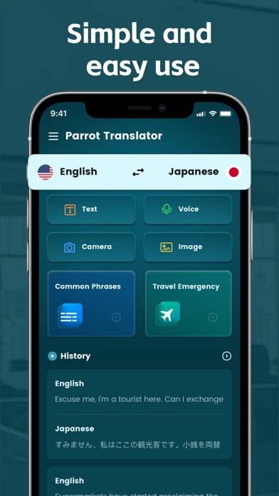 Parrot Translator App-Screenshot #1