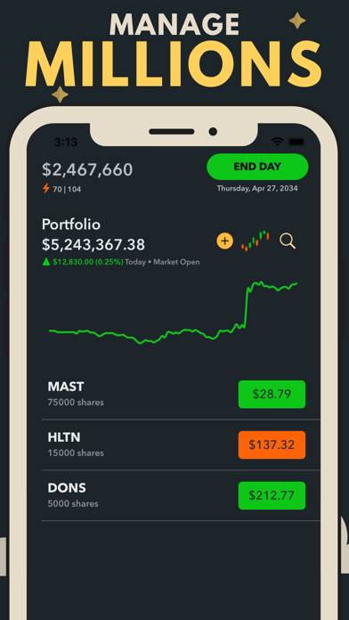Trading Game Stock Market Sim App screenshot #1