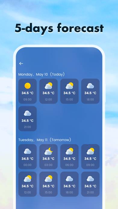 Weather Channel & Forecast App screenshot