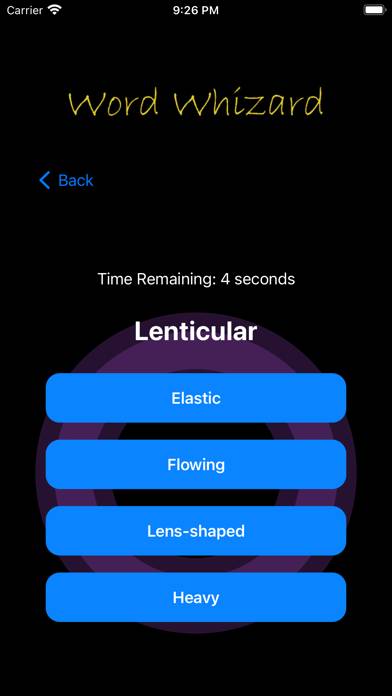 Word Whizard game screenshot