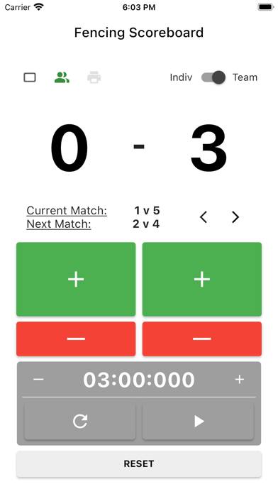 Fencing Scores App screenshot #6