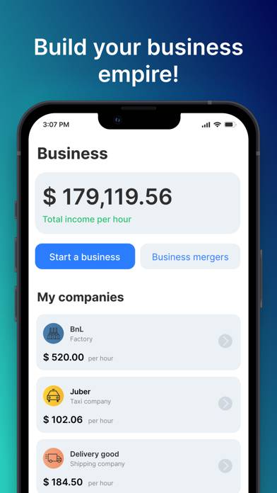 Business Empire: RichMan App-Screenshot #1
