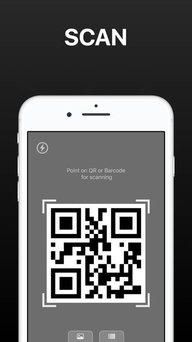 QR Code & Barcode Scanner app. App screenshot