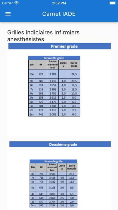 Carnet IADE Capture d'écran de l'application #4