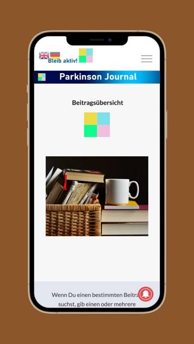Parkinson Journal App-Screenshot #1