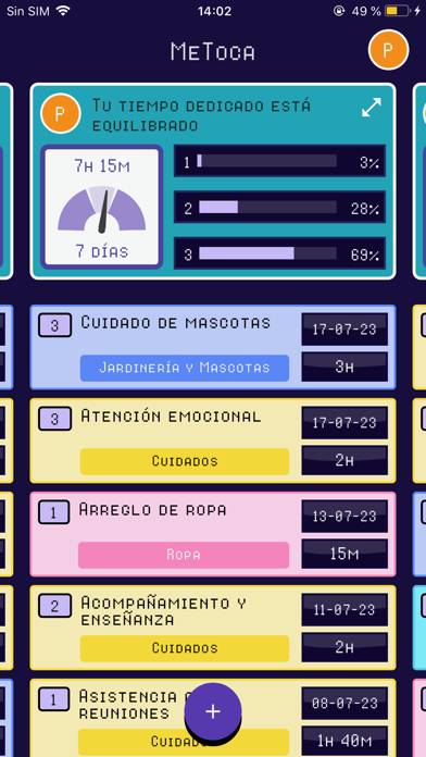 MeToca Captura de pantalla de la aplicación