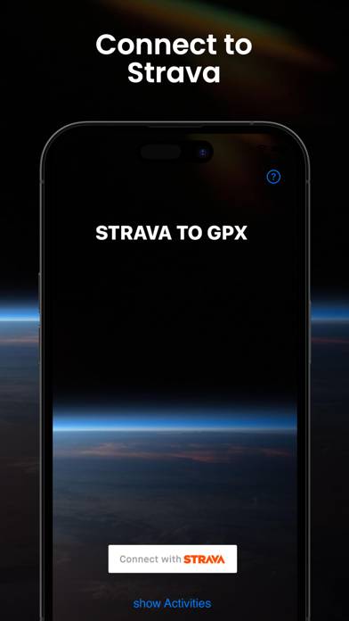 Strava to GPX App screenshot #1