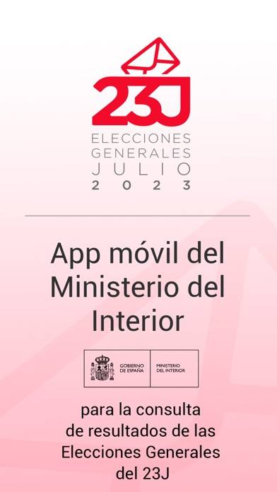 23J Elecciones Generales 2023 App screenshot #1