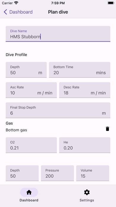 Diveplan App screenshot #3