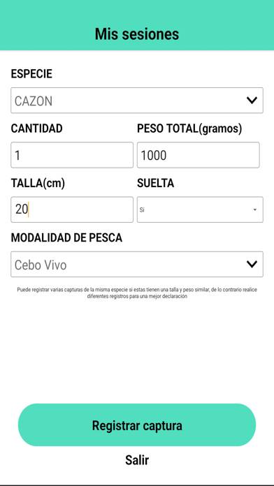 PescaRecreativaCARM Captura de pantalla de la aplicación