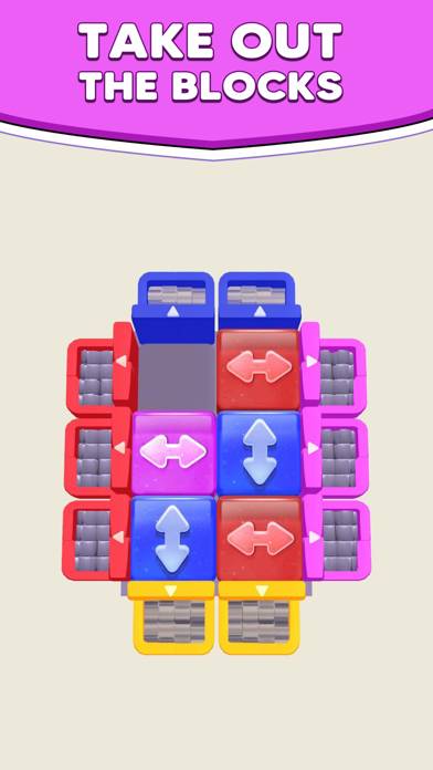 Color Blocks 3D: Slide Puzzle Captura de pantalla de la aplicación #1