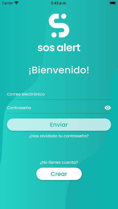 SOS Alert Captura de pantalla de la aplicación