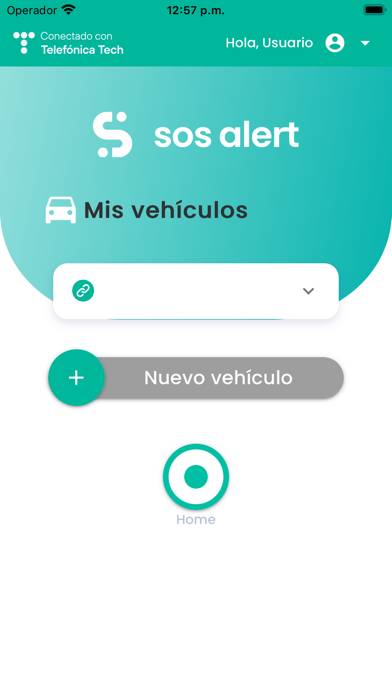 SOS Alert Captura de pantalla de la aplicación