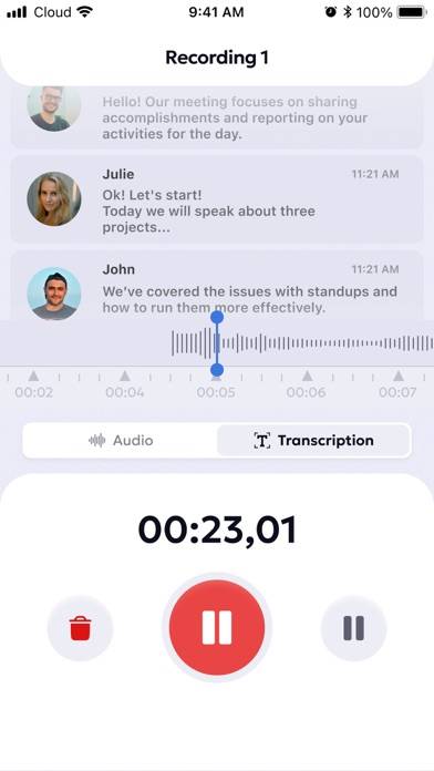 Voice Recorder: Audio Memos Captura de pantalla de la aplicación #2