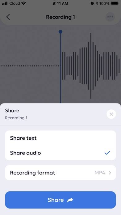 Voice Recorder: Audio Memos Captura de pantalla de la aplicación #5