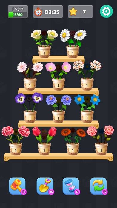 Blossom sort - Flower Games capture d'écran
