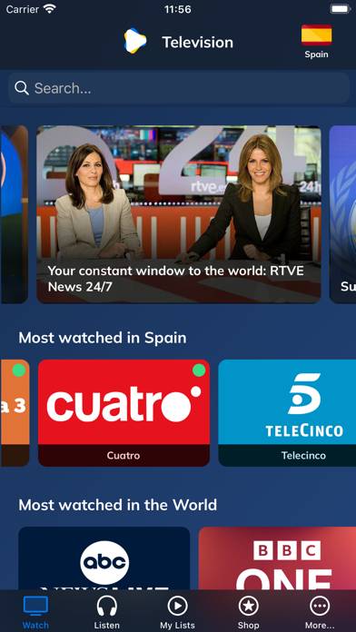 Television Spain App screenshot #1