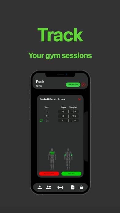 Levels: Social Fitness Network App skärmdump #2