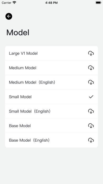 ITranscribe plus App skärmdump
