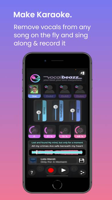 VocalBeazz: sing & make beats App-Screenshot #1