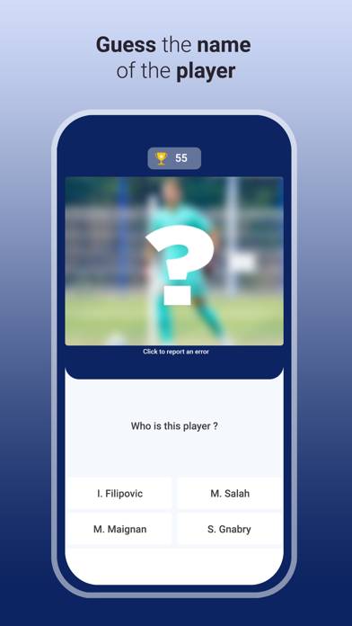 Quiz Football App screenshot #1