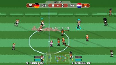 Pixel Cup Soccer Schermata dell'app #1