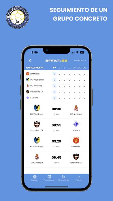 Bravafootball captura de pantalla
